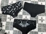 Set van drie slips van Gothicana  Maat XXL  Nieuw in doos, Kleding | Dames, Slip, Zwart, Ophalen of Verzenden, Emmen