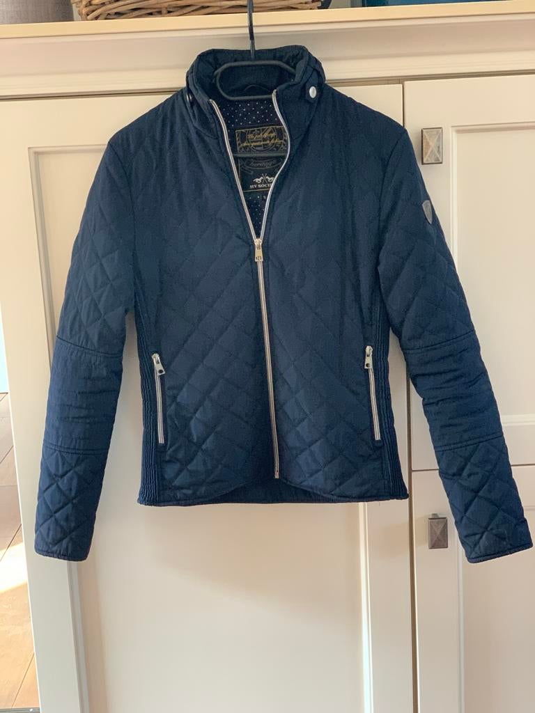 HV Society Zomerjas Dames Maat S donkerblauw, Ophalen of Verzenden, Gedragen, Maat 36 (S), Blauw