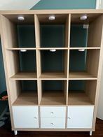 Ikea Kallax kast - met 3 inzetstukken, Ophalen, Zo goed als nieuw, Ikea Kallax