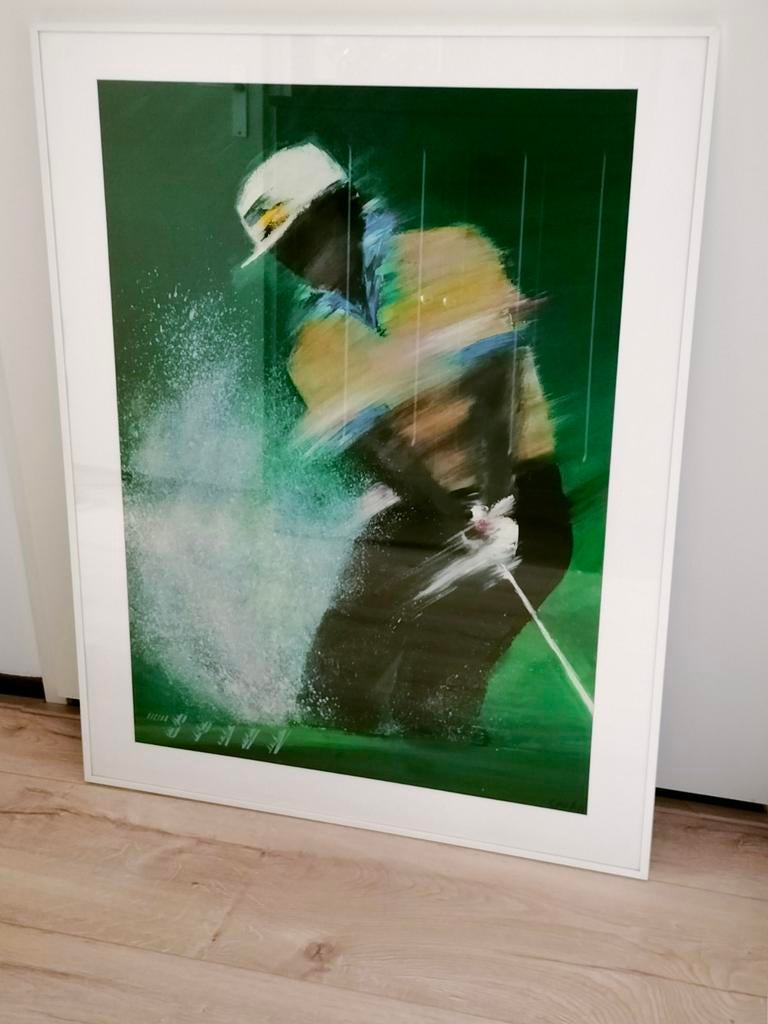 Victor Spahn golfer 1987 ingelijst, Ophalen