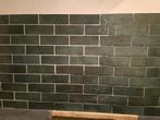 Tegels | metro | groen, Doe-het-zelf en Verbouw, Tegels, Ophalen, Keramiek, Minder dan 20 cm, Minder dan 20 cm