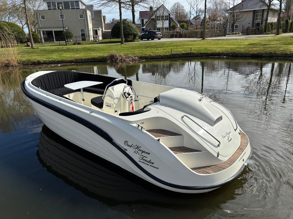 Prachtige oud huijzer 570 | Tender / Sloep | Mercury 20 PK, 10 tot 30 pk, 1614LB, 6 meter of meer, Ophalen of Verzenden