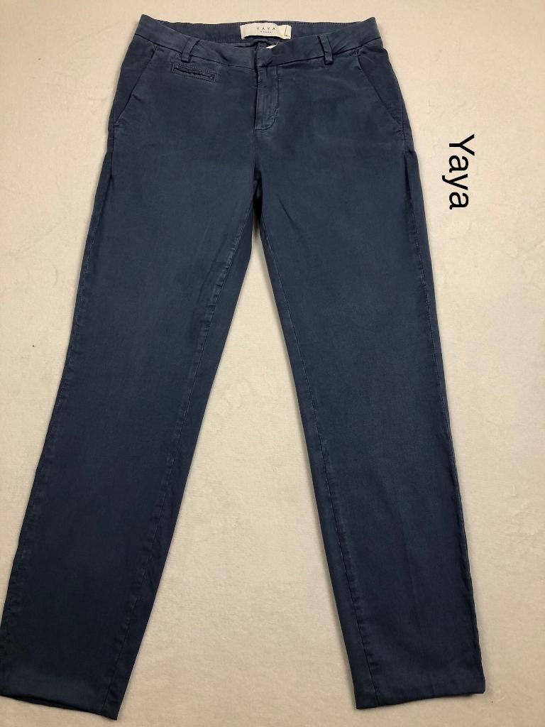 Yaya Broek  (mt: 36) 19,5/8015, Blauw, Ophalen of Verzenden, Maat 36 (S), Yaya