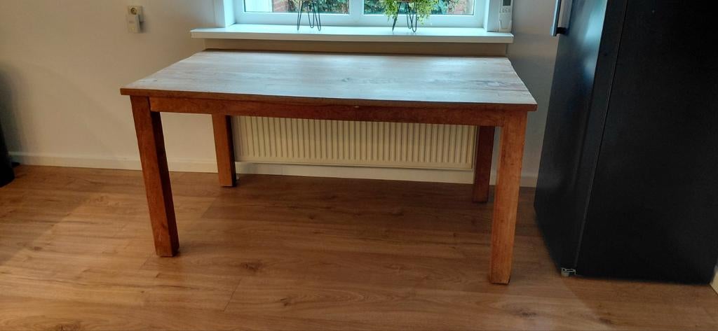 Eettafel 160 x 90 cm, Ophalen, Rechthoekig, 150 tot 200 cm, 50 tot 100 cm