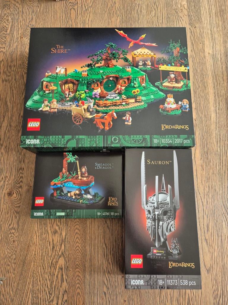 Lego 3 sets lord of the rings 10354,40761,11373, Lego, Nieuw, Ophalen of Verzenden, Compleet