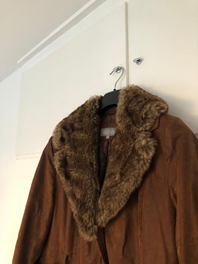 Dames jas Leer, Kleding | Dames, Jassen | Winter, Overige kleuren, Maat 46/48 (XL) of groter, Nieuw, Ophalen of Verzenden