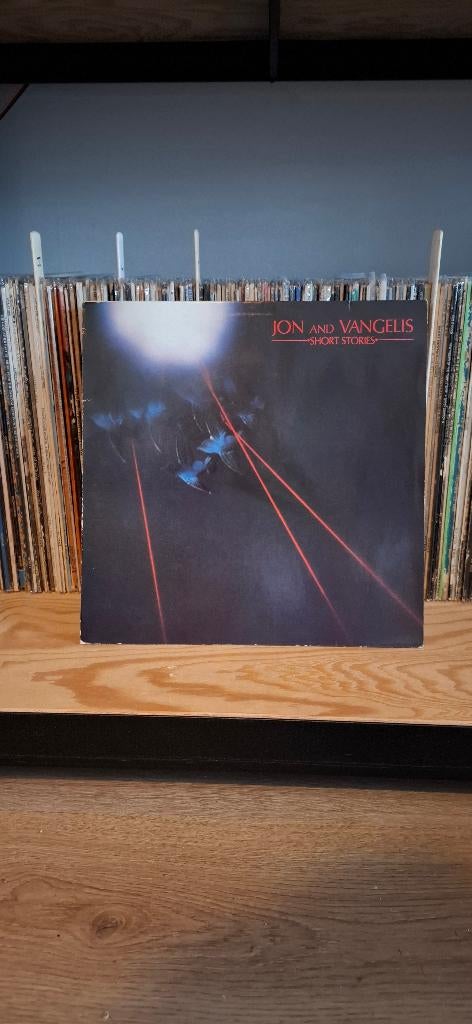 Lp Jon and Vangelis - Short Stories Vinyl Prog Rock, Ophalen of Verzenden, Zo goed als nieuw, 12 inch, Progressive