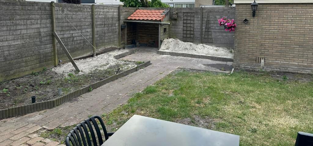 Oude schuttingen 16 meter ongeveer (oud hout), Tuin en Terras, Schuttingen, Ophalen, 6 meter of meer, Hout, 1 tot 2 meter