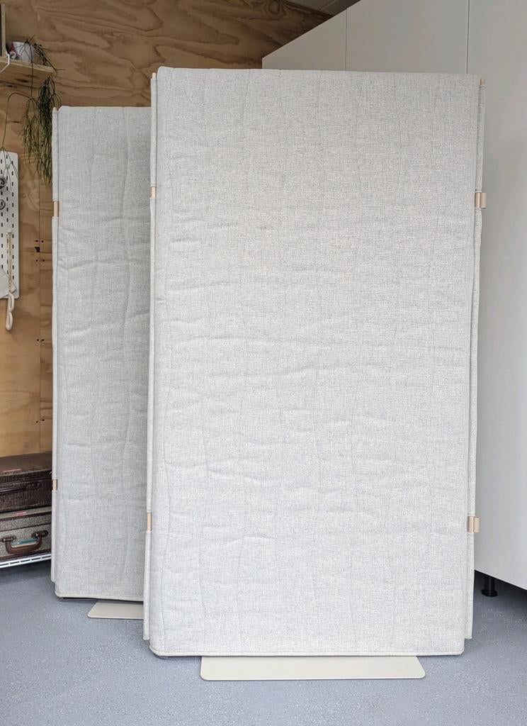 2x geluidsscherm Ikea Mittzon lichtgrijs, Ophalen, Zo goed als nieuw