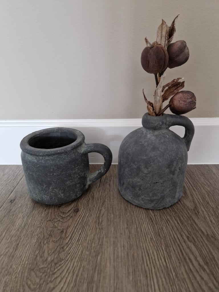 Leuk setje van Brynxz., Huis en Inrichting, Woonaccessoires | Vazen, Overige kleuren, Aardewerk of Porselein, Ophalen of Verzenden