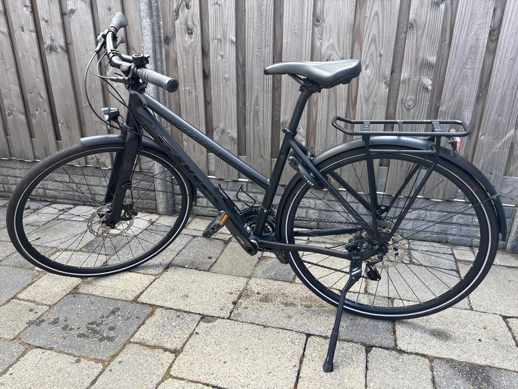 Stevens Cross 6X Lite Tour Lady 22 46 - Stealth Black, Fietsen en Brommers, 28 inch, Zo goed als nieuw, Minder dan 47 cm, Meer dan 20 versnellingen