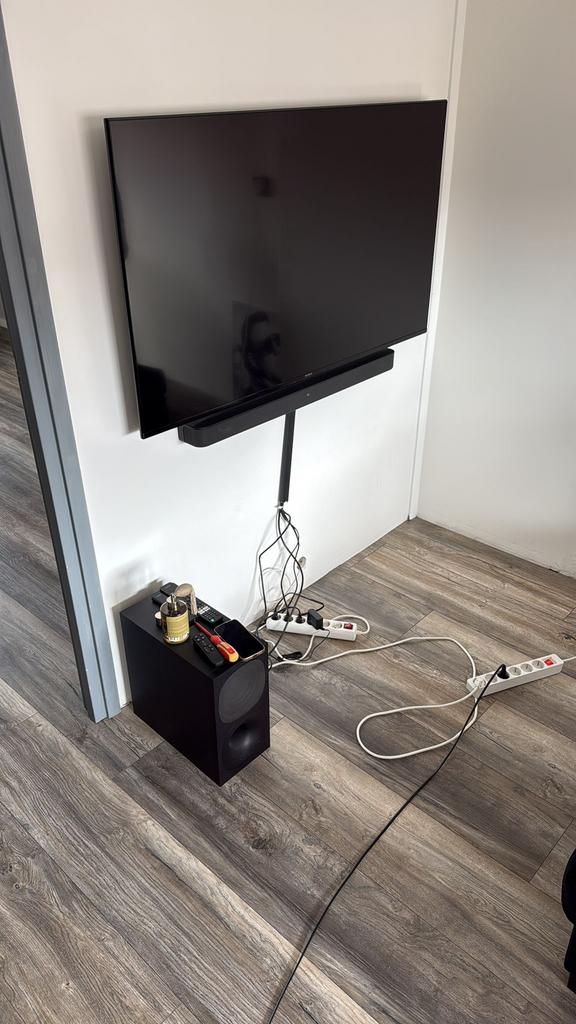 Sony Bravía Smart TV 55 inch met Sony Soundbar en Subwoofer., Audio, Tv en Foto, Televisies, Ophalen of Verzenden, Zo goed als nieuw