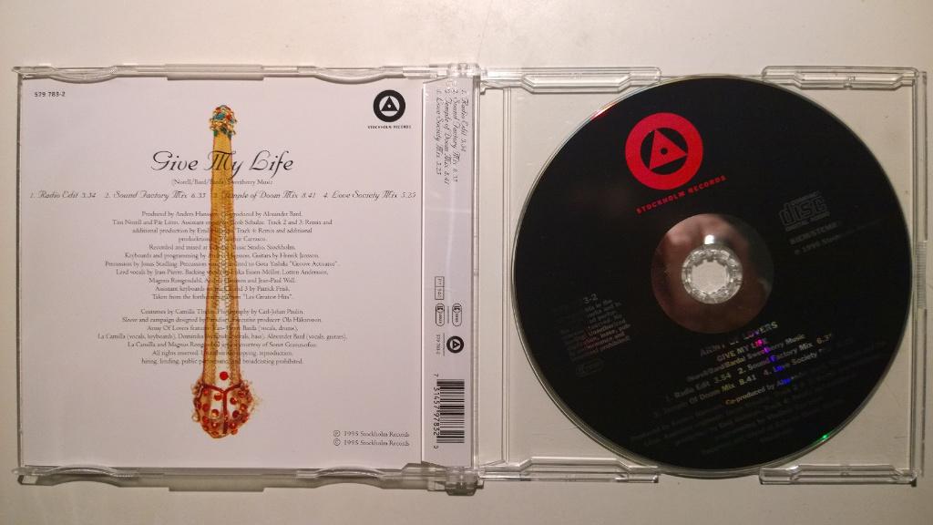 Army Of Lovers - Give My Life, Maxi-single, Ophalen of Verzenden, Zo goed als nieuw, 1 single