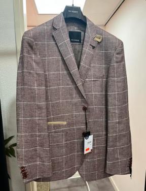 Roy Robson colbert 50, Kleding | Heren, Kostuums en Colberts, Nieuw, Maat 48/50 (M), Bruin, Ophalen of Verzenden