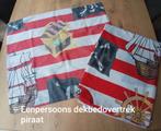 Dekbedovertrek piraat, Gebruikt, Overige kleuren, Jongetje of Meisje, Dekbedovertrek