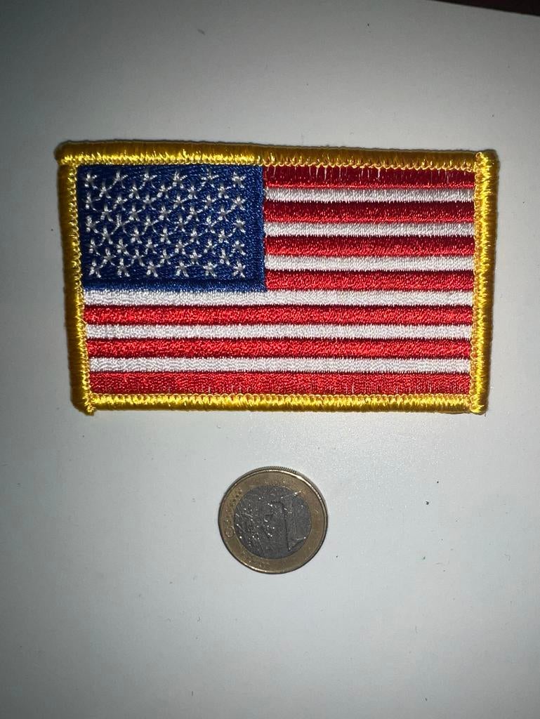 American Flag USA National Embroidered, Ophalen of Verzenden, Landmacht, Amerika