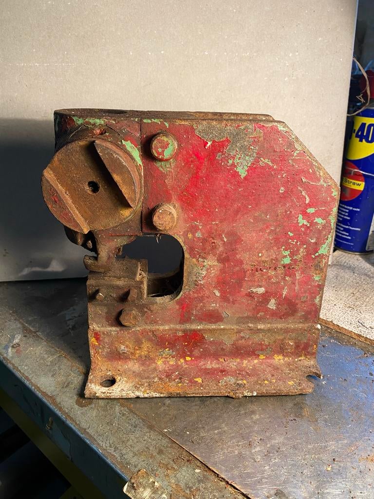 Vintage Schmeink pons schaar - Machinefabriek Rotterdam, Antiek en Kunst, Antiek | Gereedschap en Instrumenten, Ophalen