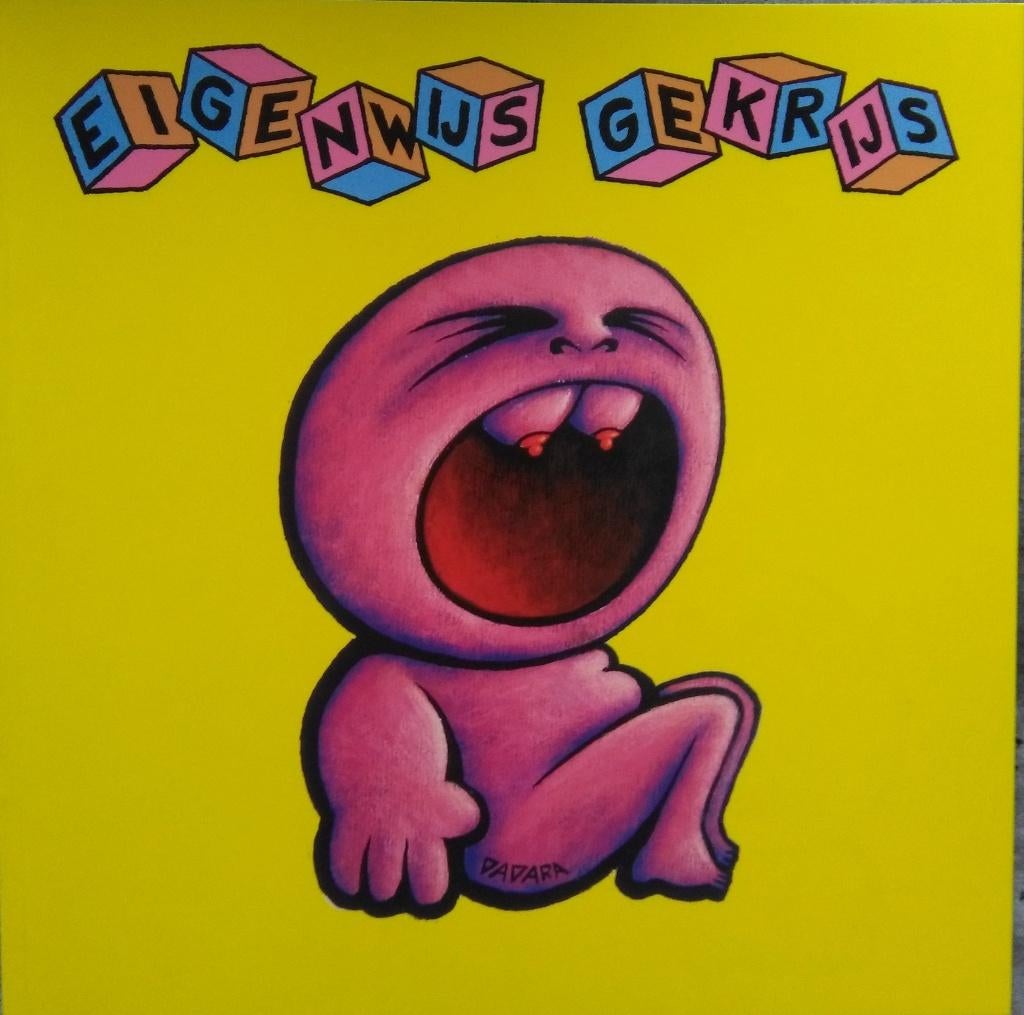 Dadara Eigenwijs gekrijs Outland Records 1996, Boeken, Kunst en Cultuur | Beeldend, Zo goed als nieuw, Schilder- en Tekenkunst