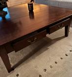 Salontafel massief kersenhout lxbxh 130x130x40, Ophalen, Vierkant, Zo goed als nieuw, Kersenhout