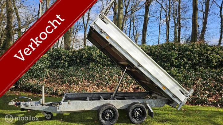 Hapert elektrische verlaagde kipper, Auto diversen, Aanhangers en Bagagewagens, Gebruikt