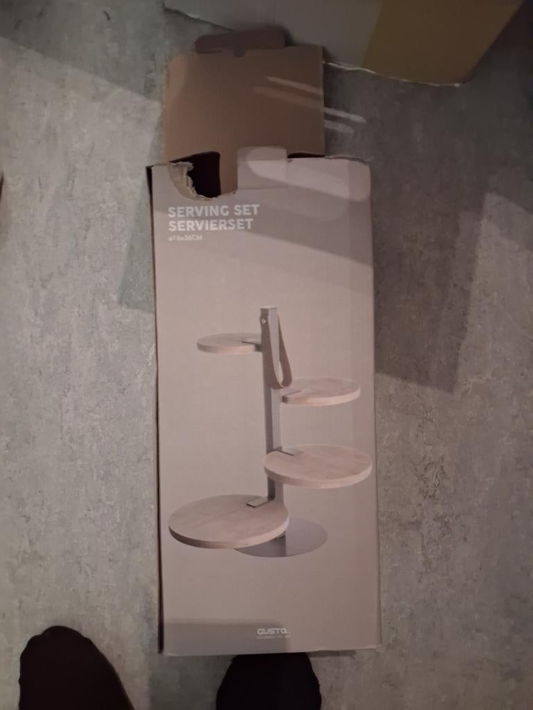 Gusta Serveerset - Nieuw in doos, Ophalen, Nieuw, Overige materialen, Overige stijlen