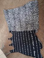 Black By K&M sjaal zwart/wit, Kleding | Dames, Mutsen, Sjaals en Handschoenen, Verzenden, Zo goed als nieuw, Maat 46/48 (XL) of groter