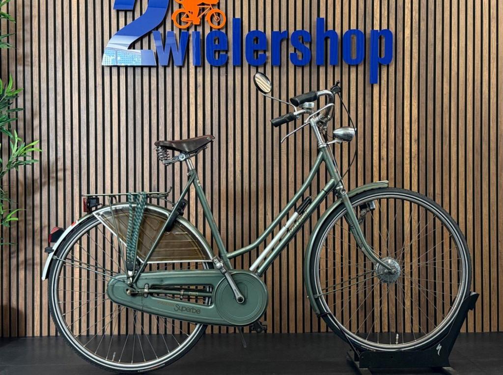 Raleigh Superbe Dames Groen, Fietsen en Brommers, Fietsen | Dames | Damesfietsen, Gebruikt, Overige merken