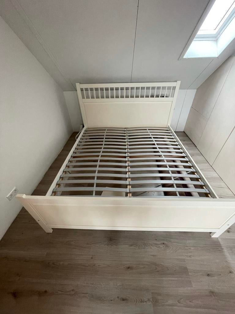 Ikea bed hemnes voor 180x200cm, Gebruikt, Wit, Tweepersoons, Ophalen of Verzenden