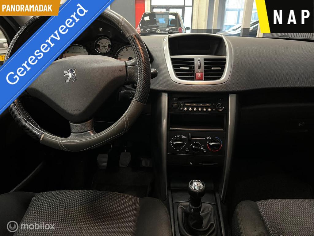 Peugeot 207 SW 1.4 VTi XS rij klaar | NAP | Trekhaak | Pano, Stof, Gebruikt, Zwart, Origineel Nederlands