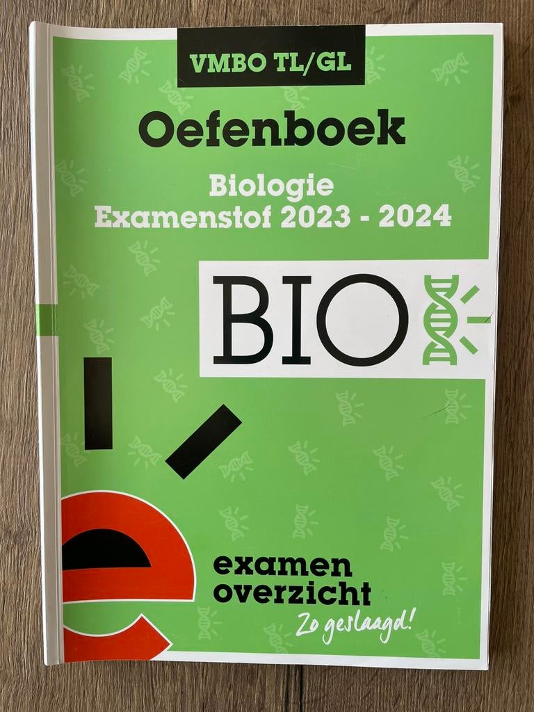 Oefenboek Biologie VMBO TL/GL 2023-2024, Boeken, Schoolboeken, Ophalen of Verzenden, Zo goed als nieuw, VMBO, Biologie