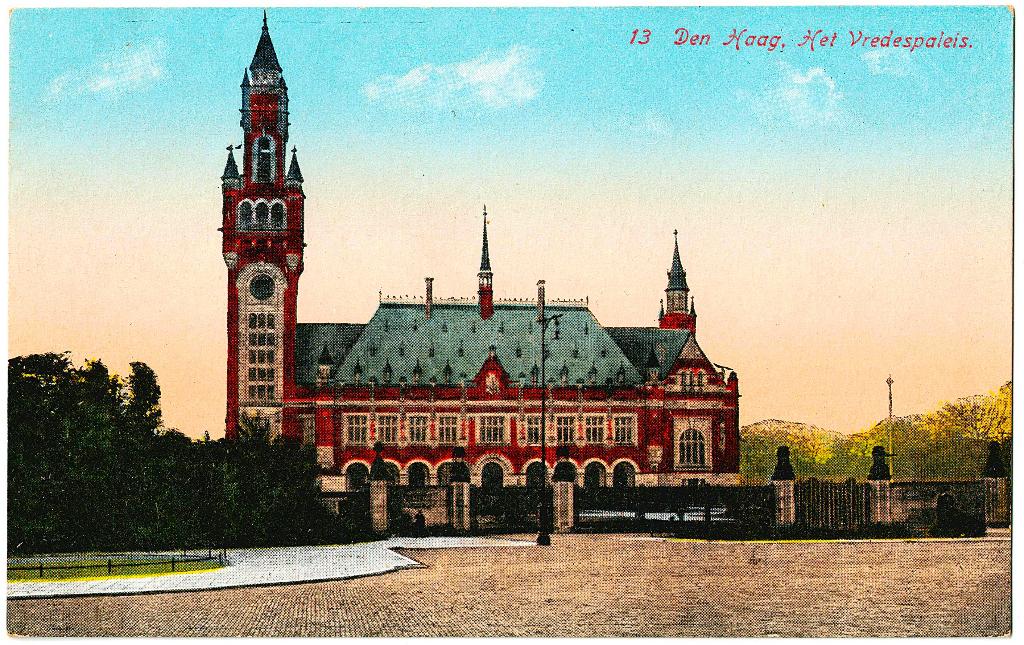 Den Haag 082; het Vredespaleis, ongelopen richtprijs 2,50, Verzenden, 1920 tot 1940, Ongelopen, Zuid-Holland