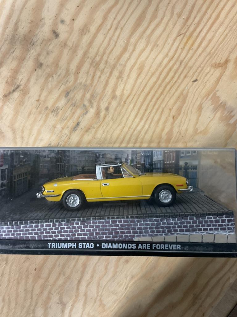 Truimph Stag James Bond 007 Diamonds are Forever, Hobby en Vrije tijd, Modelauto's | 1:43, Ophalen, Nieuw, Auto, Overige merken