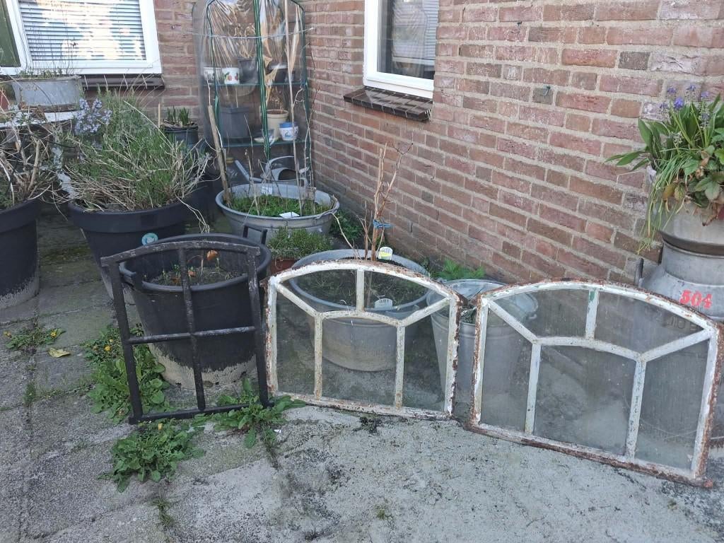 stalramen, Doe-het-zelf en Verbouw, Glas en Ramen, Ophalen, Gebruikt, Minder dan 80 cm, Minder dan 80 cm