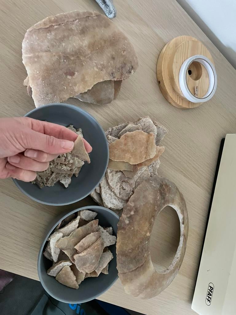 Mozaiek stukjes albasten, Hobby en Vrije tijd, Knutselen, Ophalen