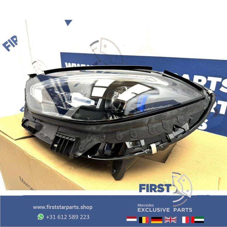 W206 KOPLAMP S206 C klasse LED DIGITAL LIGHT HEADLIGHT LINKS, Auto-onderdelen, Verlichting, Mercedes-Benz, Gebruikt, Verzenden