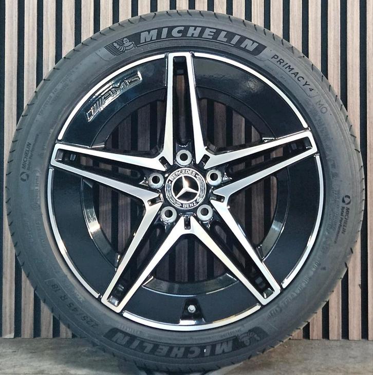 Nette 18" Orig Mercedes AMG Breedset Velgen+Banden 5x112, Auto-onderdelen, Banden en Velgen, Banden en Velgen, Zomerbanden, 18 inch