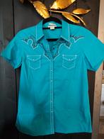 Mooie ariat western blouse, Kleding | Dames, Ophalen of Verzenden, Zo goed als nieuw, Maat 38/40 (M), Blauw