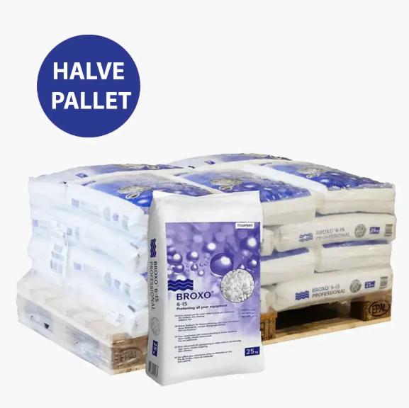 Broxo 6–15mm – Vacuümzout / onthardingszout, Ophalen, Nieuw, Waterontharder met zout