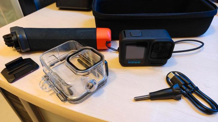 GoPro HERO 13 Black +onderwaterhuis enz., Audio, Tv en Foto, Actiecamera's, Zo goed als nieuw, GoPro, Ophalen of Verzenden