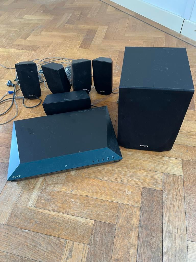 Sony BDV-E2100 Home Cinema Set met Blu-ray/DVD speler, Ophalen, Gebruikt, Blu-ray-speler, 5.1-systeem