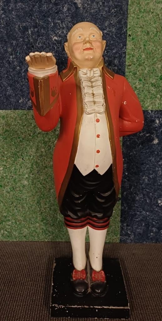 Houten Butler beeld / portierbeeld, Verzamelen, Ophalen of Verzenden, Gebruikt, Mens