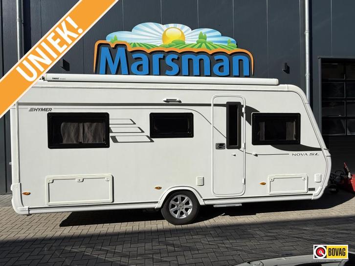 Eriba Nova SL 485 CARAVAN IN PERFECTE STAAT, Caravans en Kamperen, Caravans, tot en met 4, 1250 - 1500 kg, Rondzit, Eriba, Lengtebed