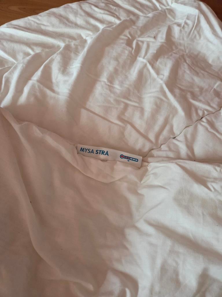 Ikea Mysa Strå dekbed 200x200 cm, Huis en Inrichting, Ophalen of Verzenden, Tweepersoons, Wit, Deken of Dekbed