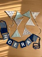 2 stoffen slingers, Hobby en Vrije tijd, Feestartikelen, Ophalen of Verzenden, Zo goed als nieuw, Versiering, Verjaardag