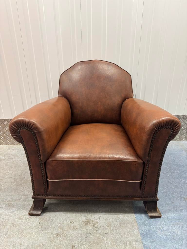 Art Deco Fauteuil - Amsterdamse School Stijl, Huis en Inrichting, Fauteuils, Ophalen, Overige materialen, Gebruikt, ?