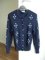 TE KOOP: 100% wollen vest van 'ALPHORN Trachten', Ophalen of Verzenden, Gedragen, Maat 38/40 (M), Blauw