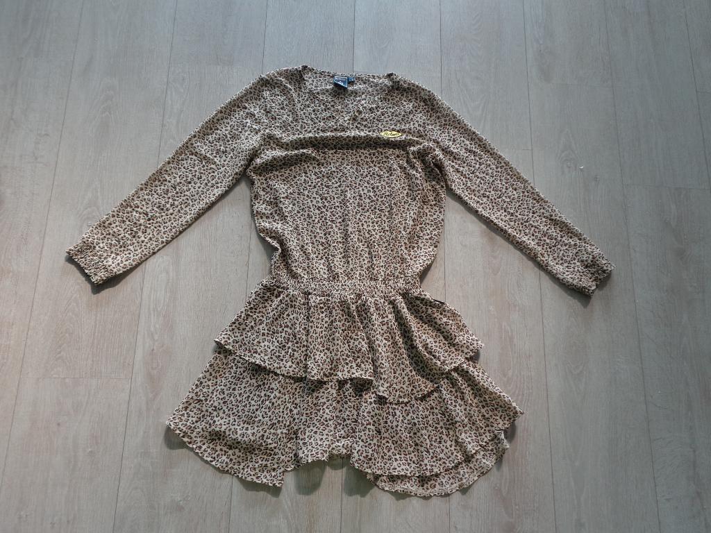 panterprint jurkje van Retour, maat 146/152, Kinderen en Baby's, Kinderkleding | Maat 146, Ophalen of Verzenden, Zo goed als nieuw