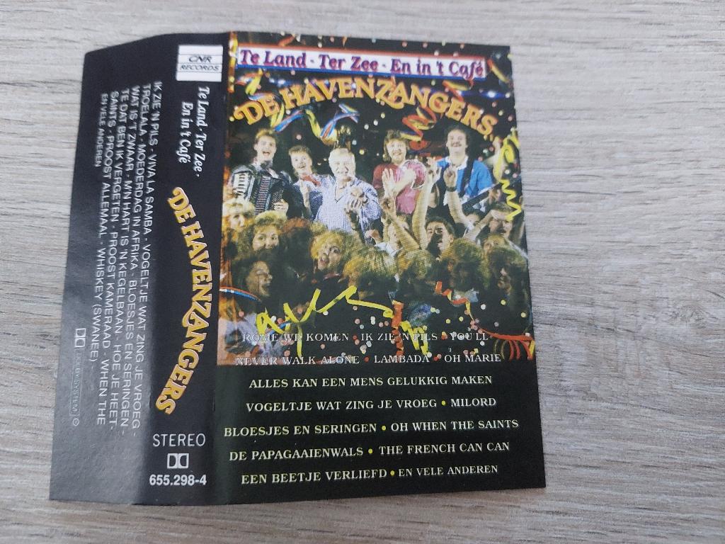DE HAVENZANGERS - TE LAND - TER ZEE - EN IN 'T CAFÉ (MC), 1 bandje, Ophalen of Verzenden, Zo goed als nieuw, Origineel