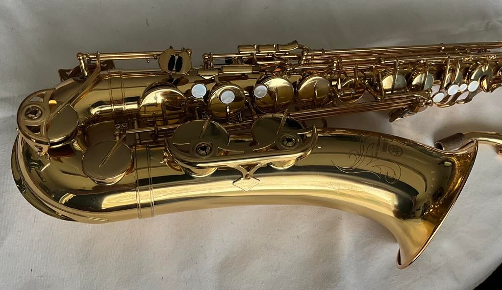 Yamaha YTS475 tenor saxofoon, Ophalen of Verzenden, Zo goed als nieuw, Tenor, Met koffer