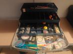 Gevulde Viskoffer Zoetwater vol met dobbers haken etc, Ophalen of Verzenden
